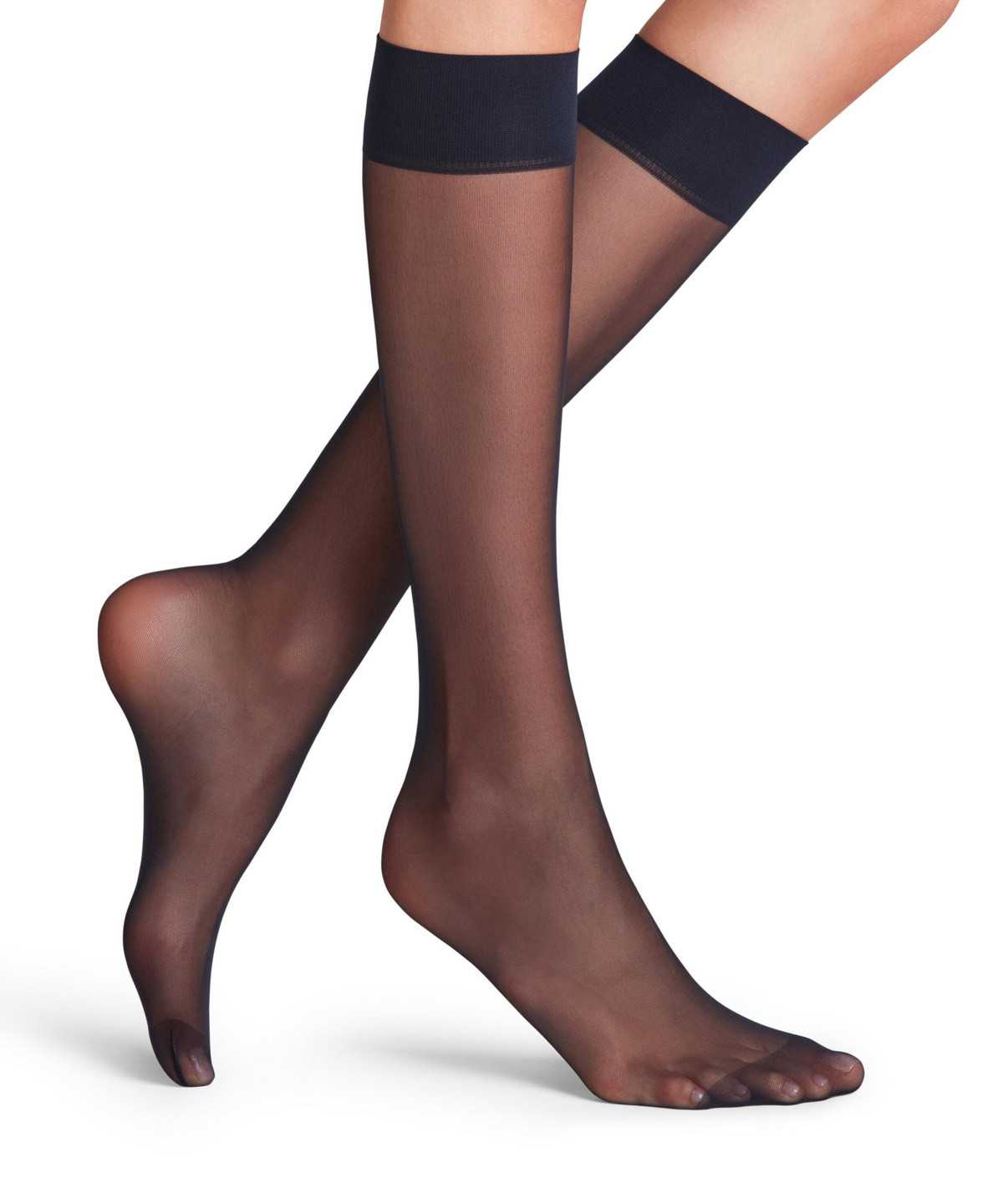 Falke Matt Deluxe 20 DEN Knee-high Socks Socken Damen Blau | 3874659-IY