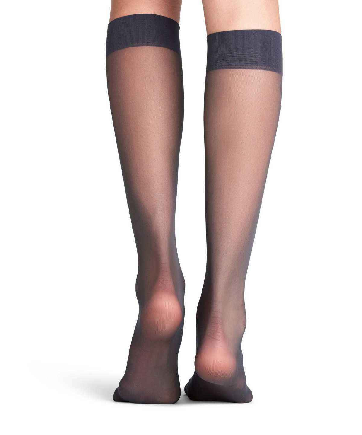 Falke Matt Deluxe 20 DEN Knee-high Socks Socken Damen Grau | 9127436-JI