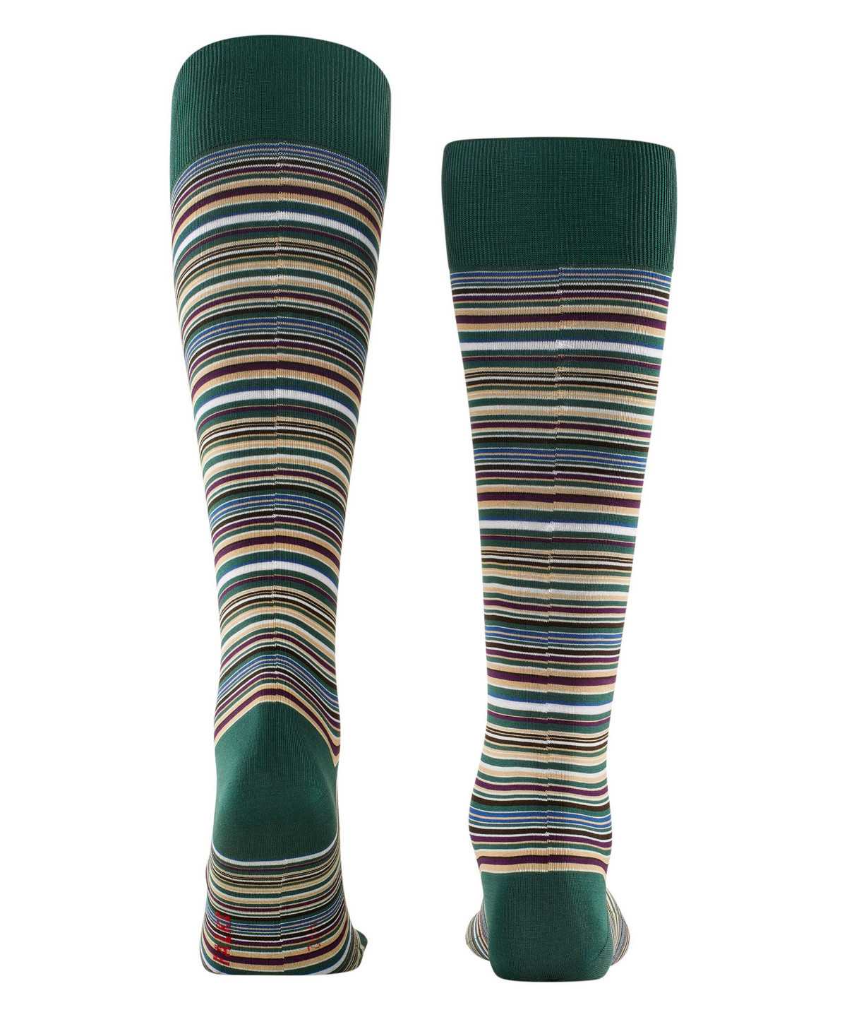 Falke Microblock Knee-high Socks Socken Herren Grün | 1320657-QD