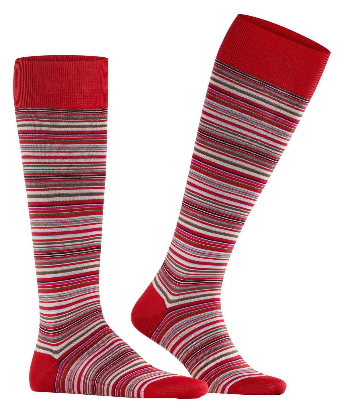 Falke Microblock Knee-high Socks Socken Herren Rot | 1920453-ZQ