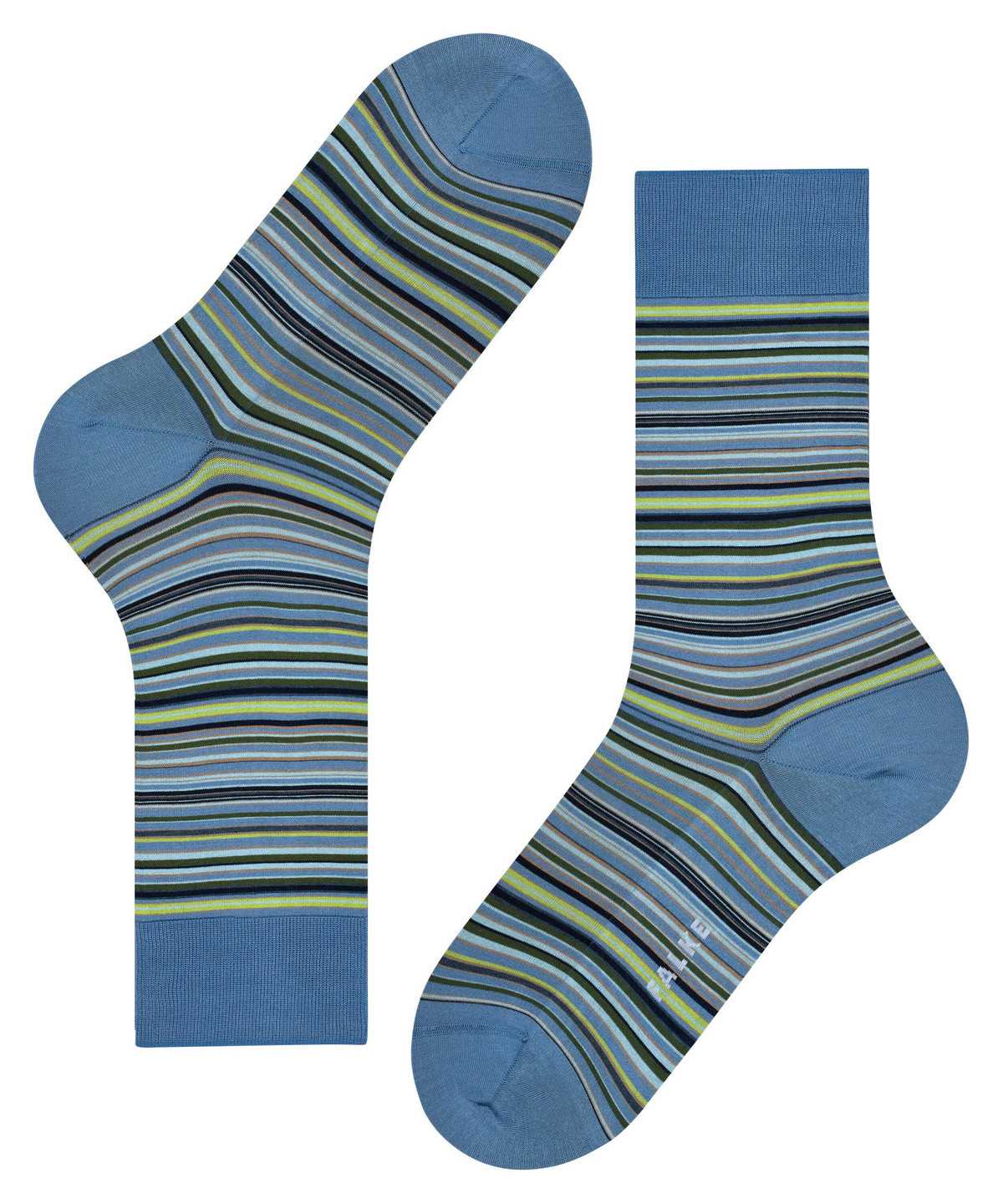 Falke Microblock Socks Socken Herren Blau | 3052197-DX