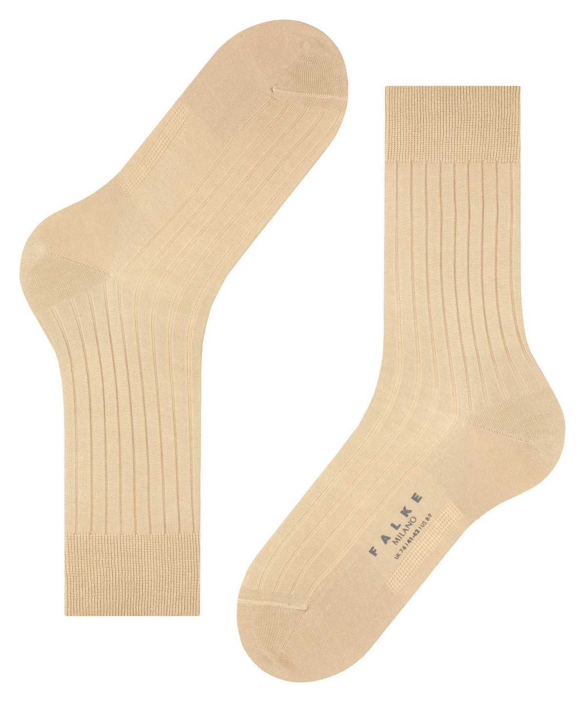 Falke Milano Socks Socken Herren Beige | 2147865-XC