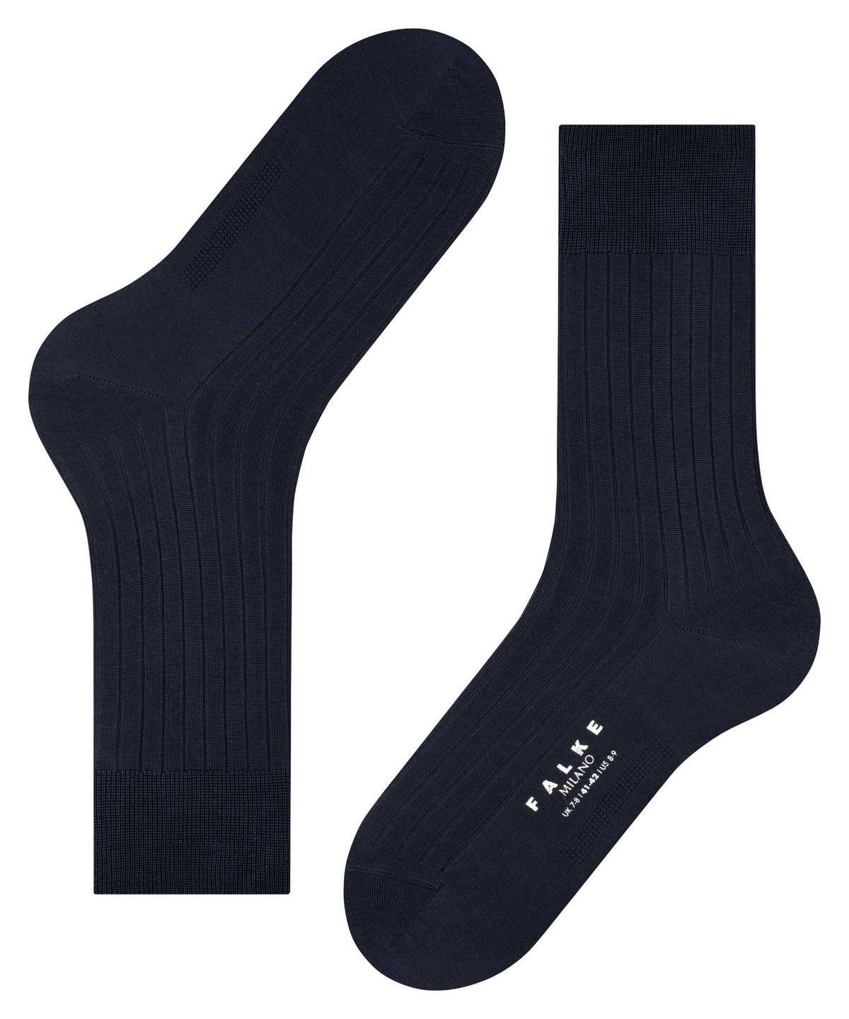 Falke Milano Socks Socken Herren Blau | 9308145-RD