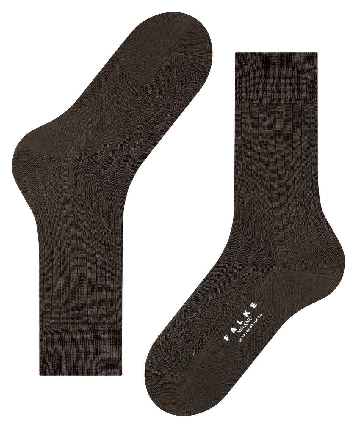 Falke Milano Socks Socken Herren Braun | 2397506-HE