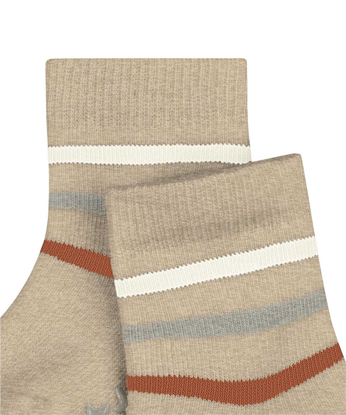 Falke Multi Stripe House socks Socken Baby Beige | 2918675-GS