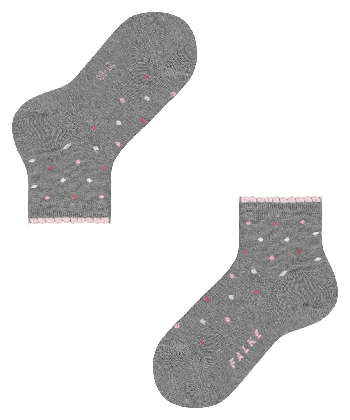 Falke Multidot Short sock Socken Kinder Grau | 6815347-BC