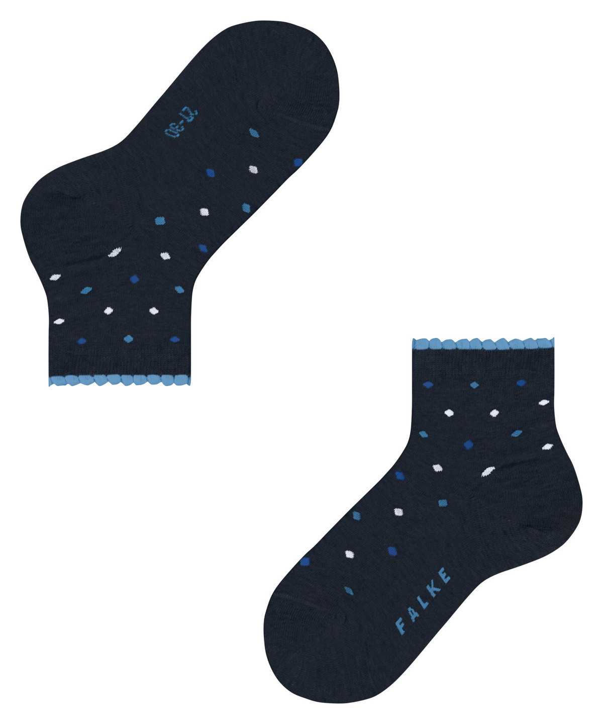 Falke Multidot Short sock Socken Kinder Blau | 0946731-VU