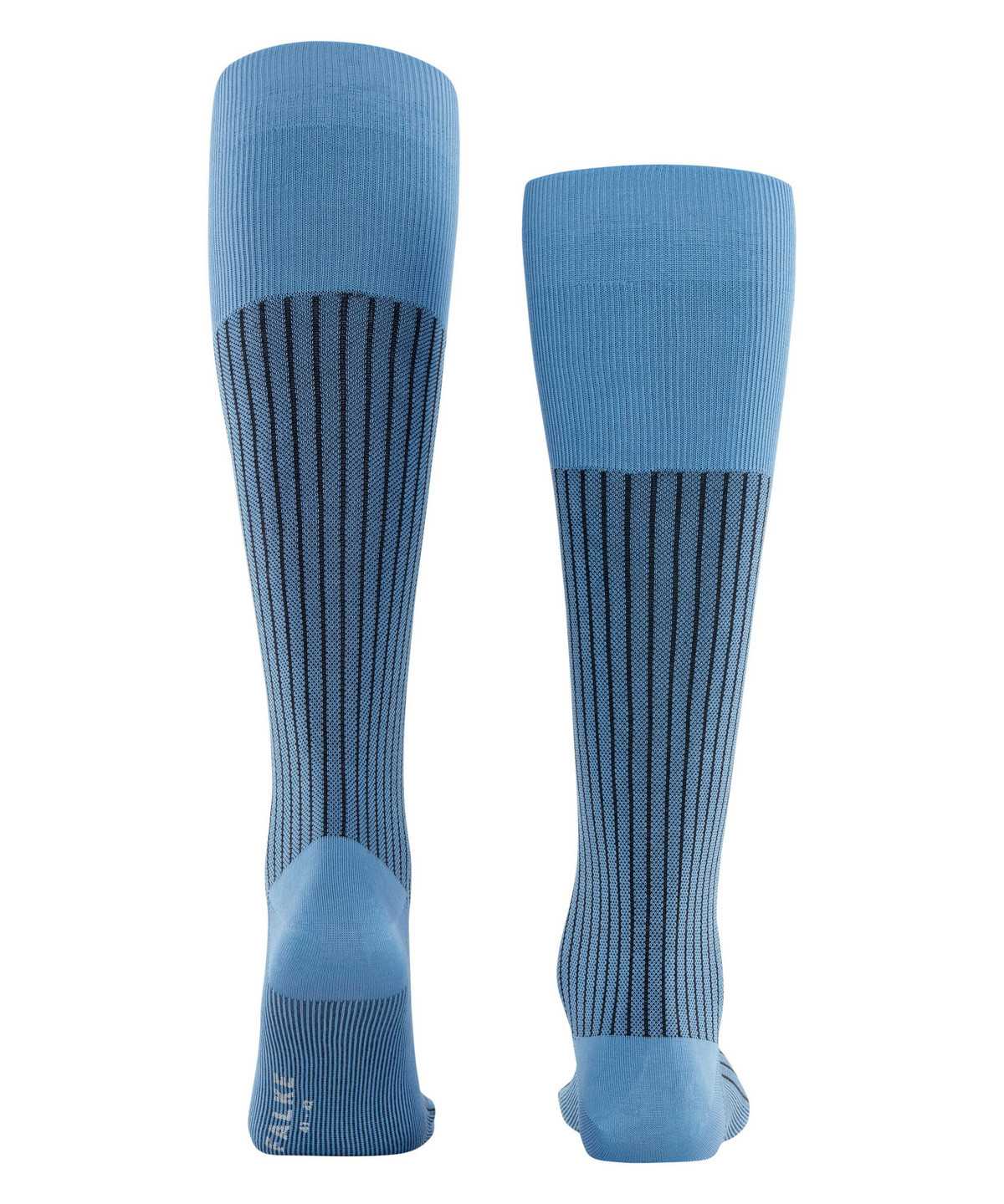 Falke Oxford Stripe Knee-high Socks Socken Herren Blau | 1438067-PY