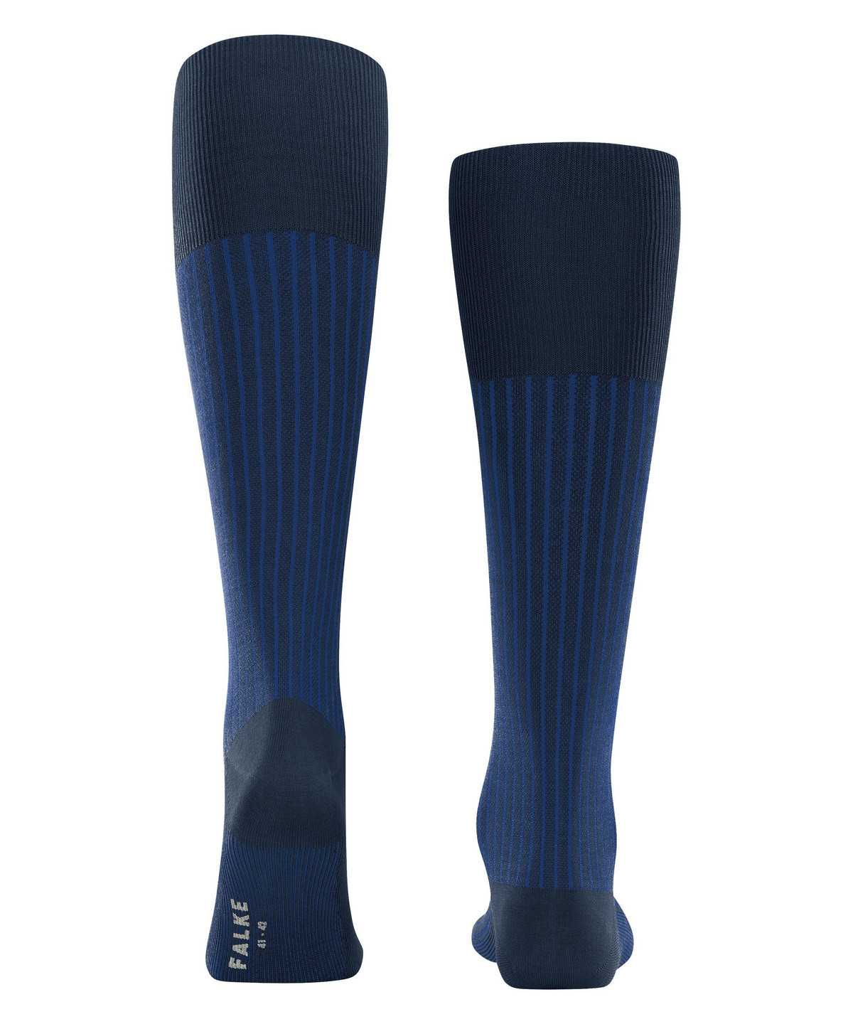 Falke Oxford Stripe Knee-high Socks Socken Herren Blau | 6348109-YH