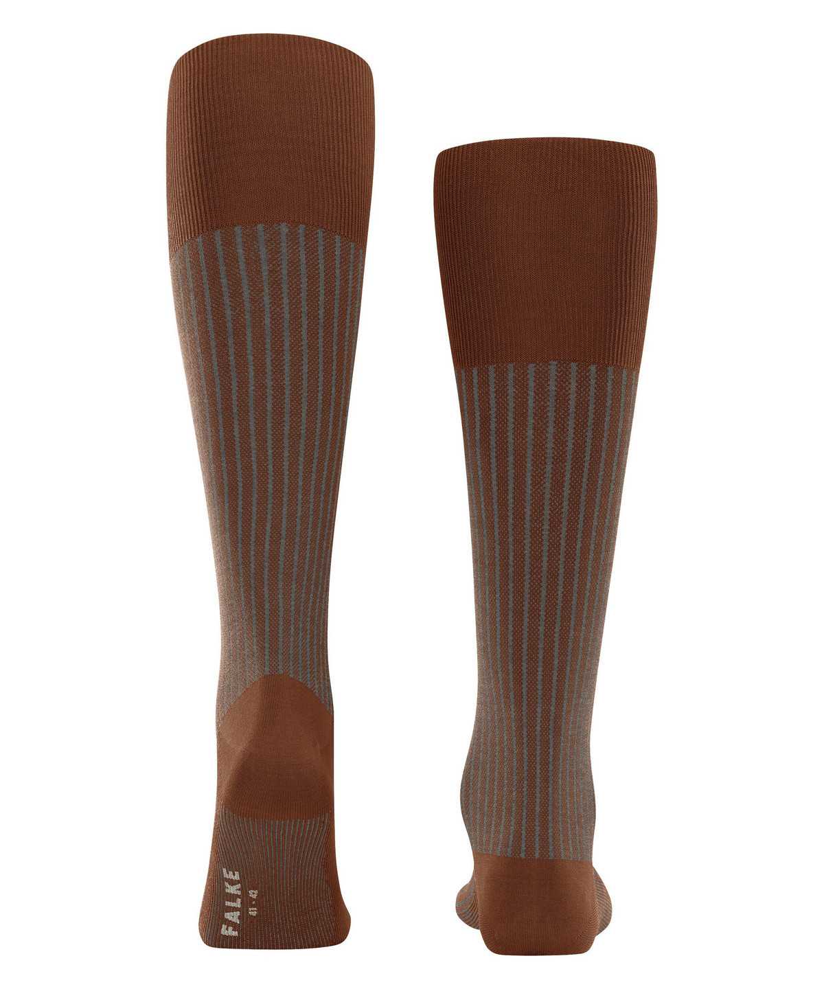 Falke Oxford Stripe Knee-high Socks Socken Herren Braun | 8207961-VX