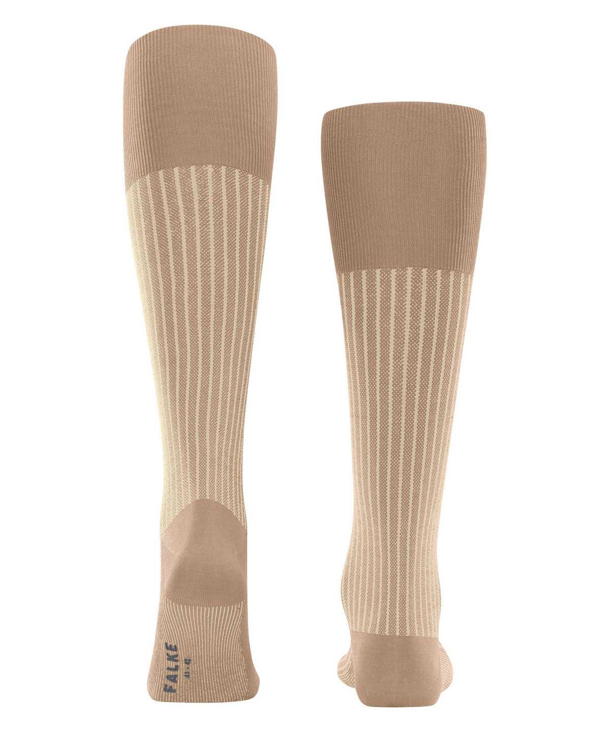 Falke Oxford Stripe Knee-high Socks Socken Herren Braun | 4321576-QH