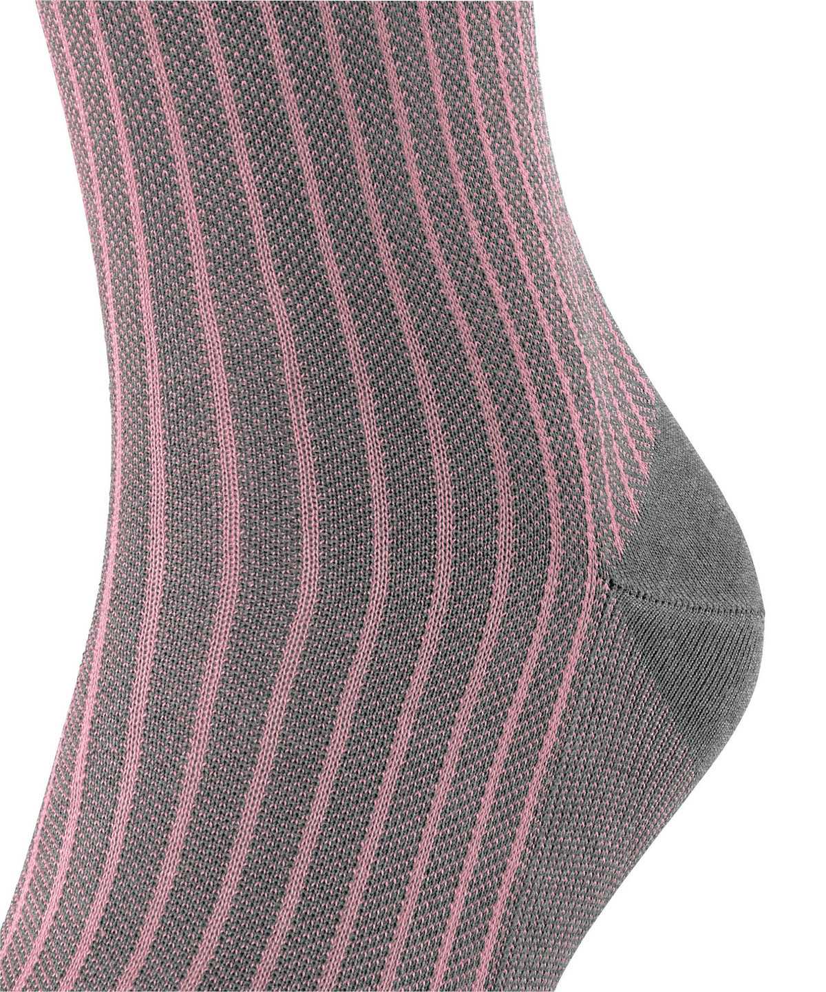 Falke Oxford Stripe Socks Socken Herren Grau | 3586972-HE