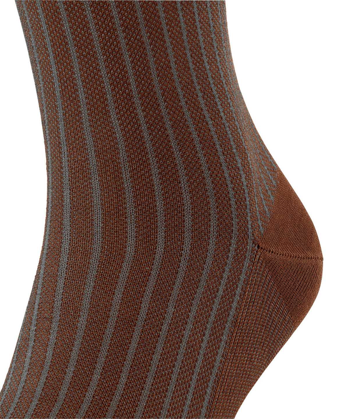 Falke Oxford Stripe Socks Socken Herren Braun | 9427058-LJ