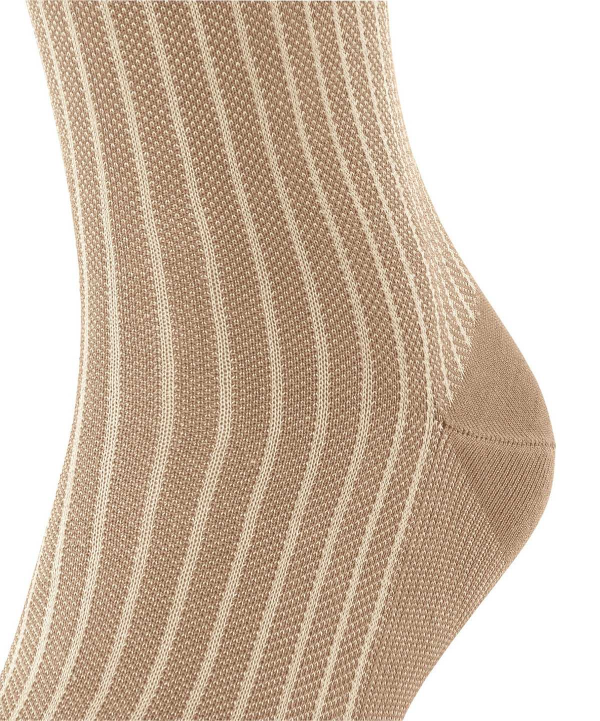 Falke Oxford Stripe Socks Socken Herren Braun | 4182793-KT