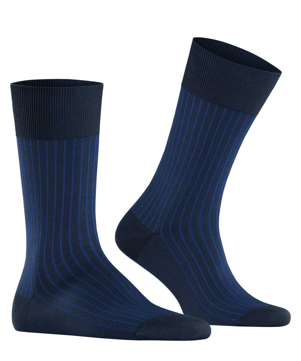 Falke Oxford Stripe Socks Socken Herren Blau | 9578016-FJ