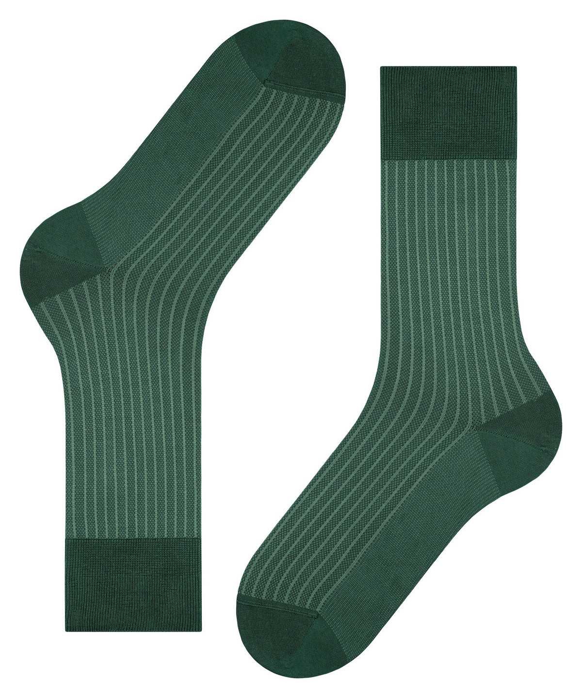 Falke Oxford Stripe Socks Socken Herren Grün | 2938746-AD