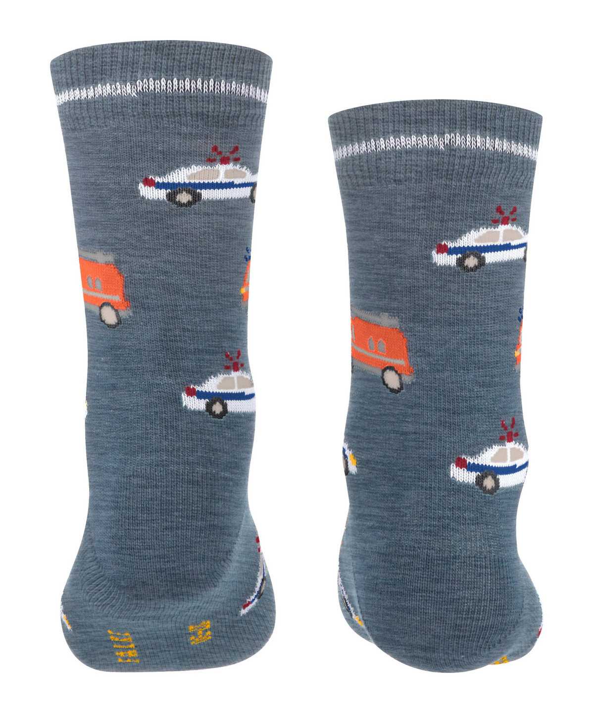 Falke Police and Fire Cars Socks Socken Kinder Blau | 0197584-BQ