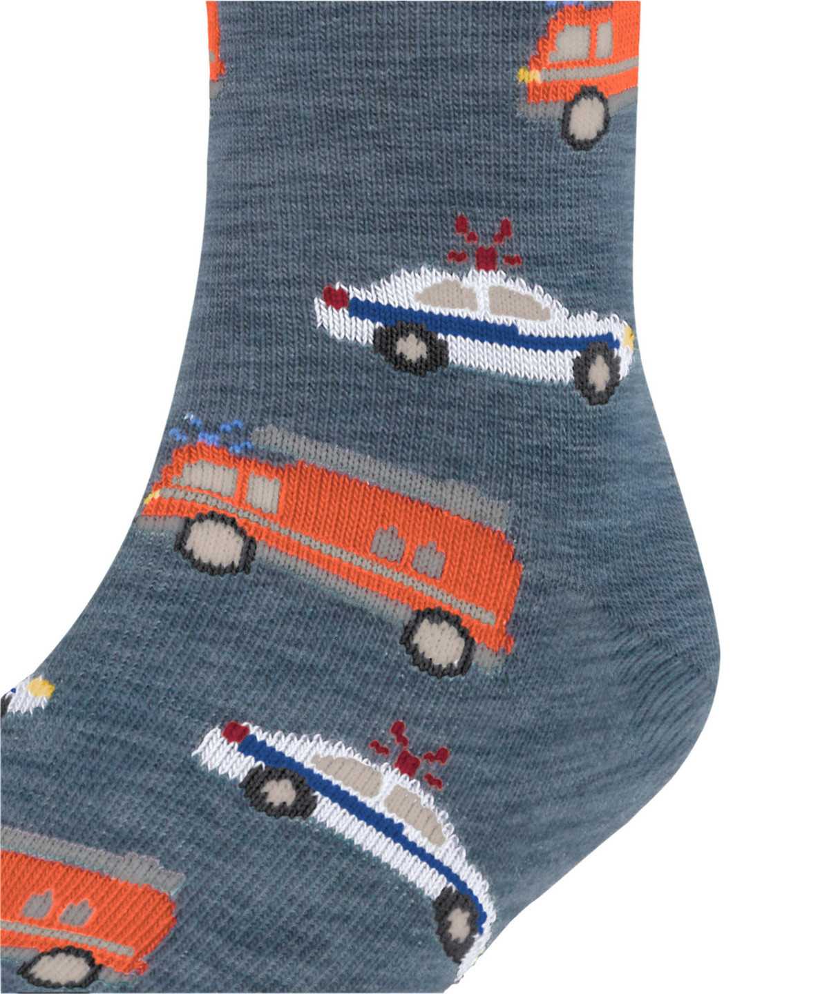 Falke Police and Fire Cars Socks Socken Kinder Blau | 0197584-BQ