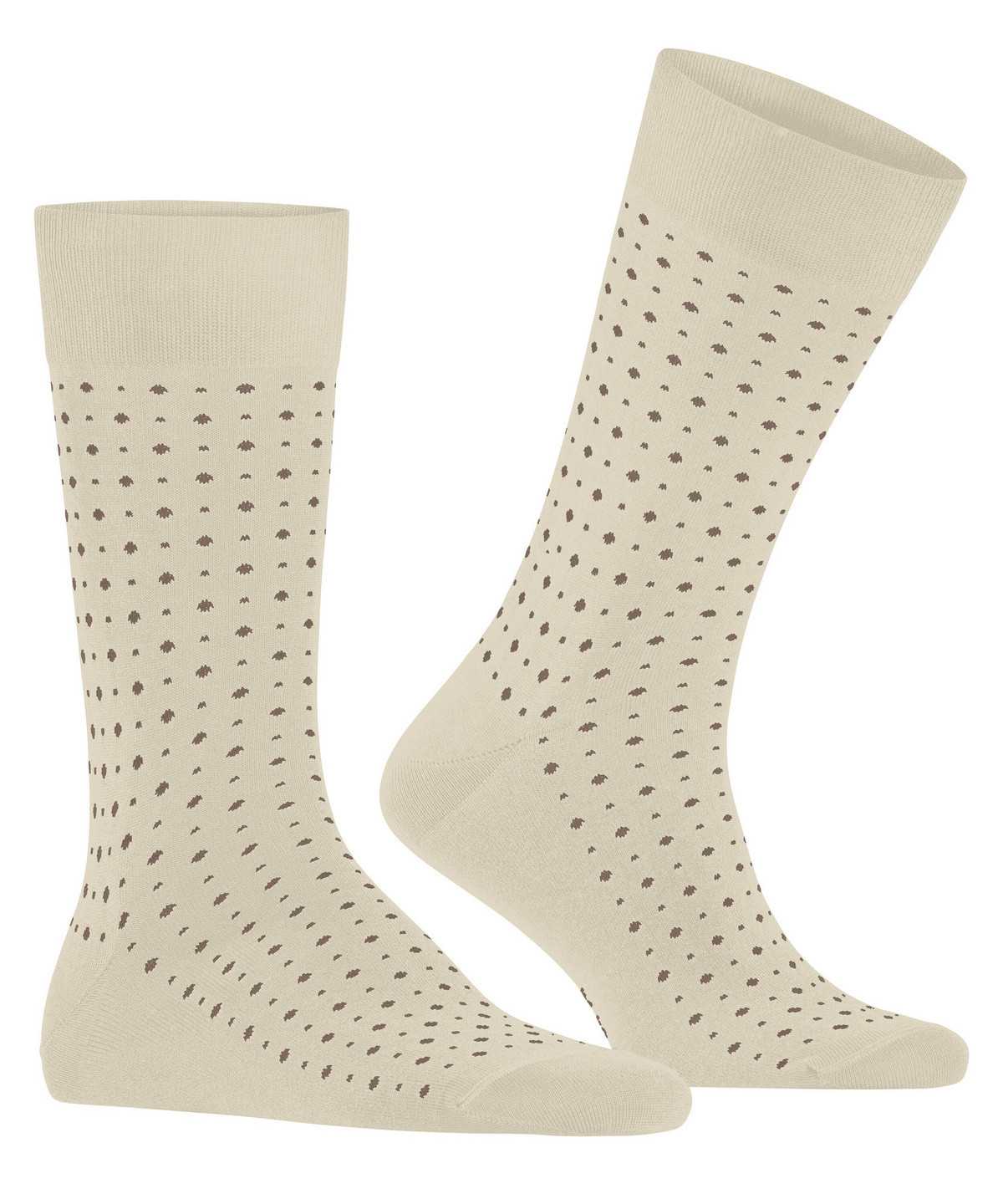 Falke Polished Dot Socks Socken Herren Beige | 6925704-ML