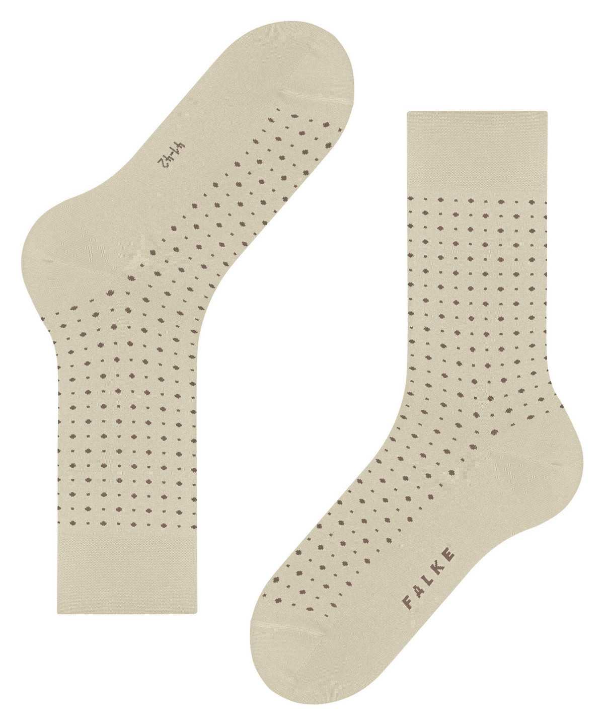 Falke Polished Dot Socks Socken Herren Beige | 6925704-ML