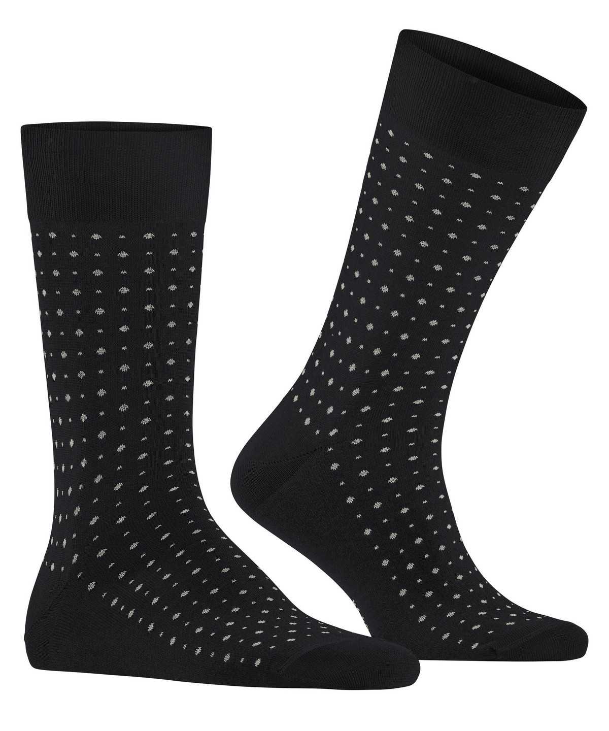 Falke Polished Dot Socks Socken Herren Schwarz | 2301879-GW