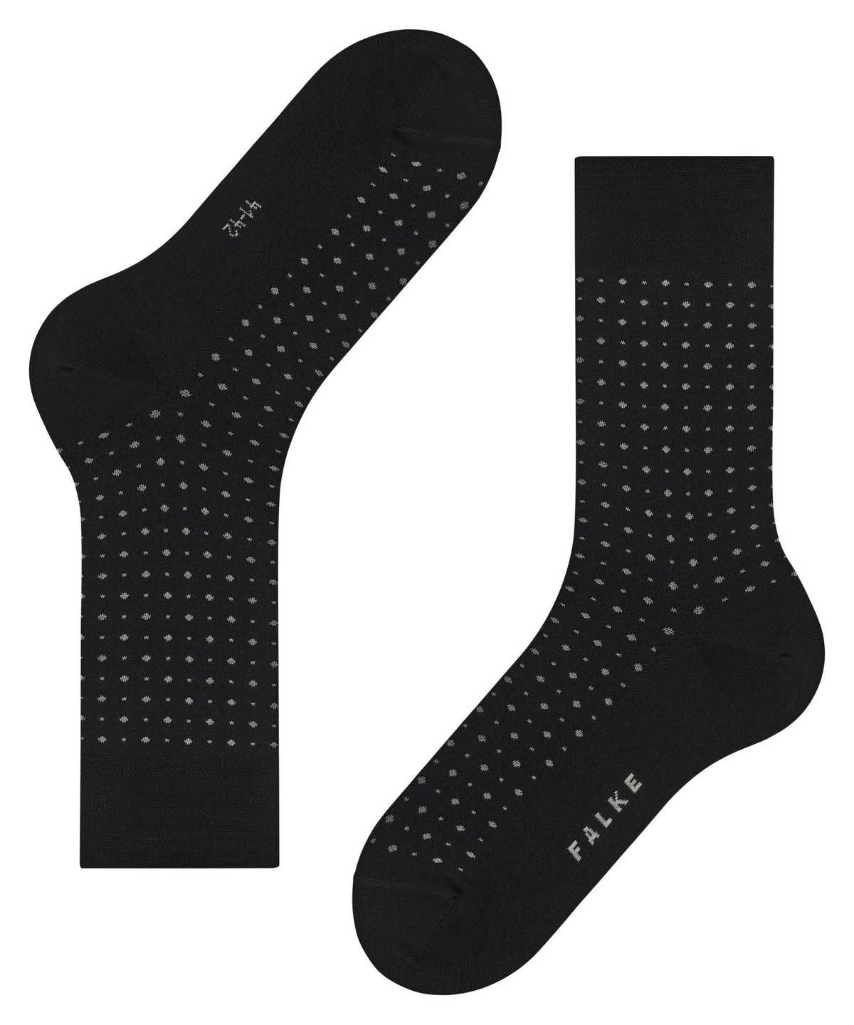 Falke Polished Dot Socks Socken Herren Schwarz | 2301879-GW