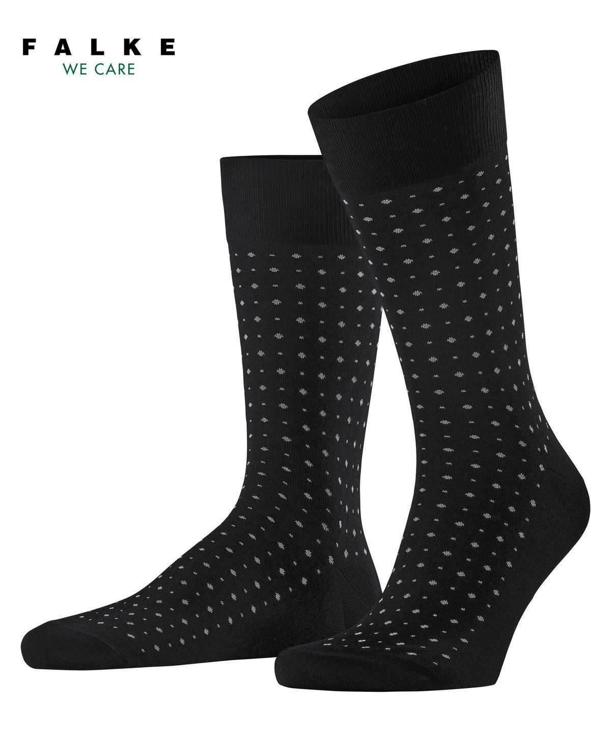 Falke Polished Dot Socks Socken Herren Schwarz | 2301879-GW