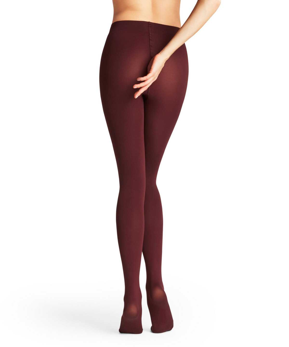 Falke Pure Matt 100 DEN Tights Tights Damen Rot | 5076149-CP