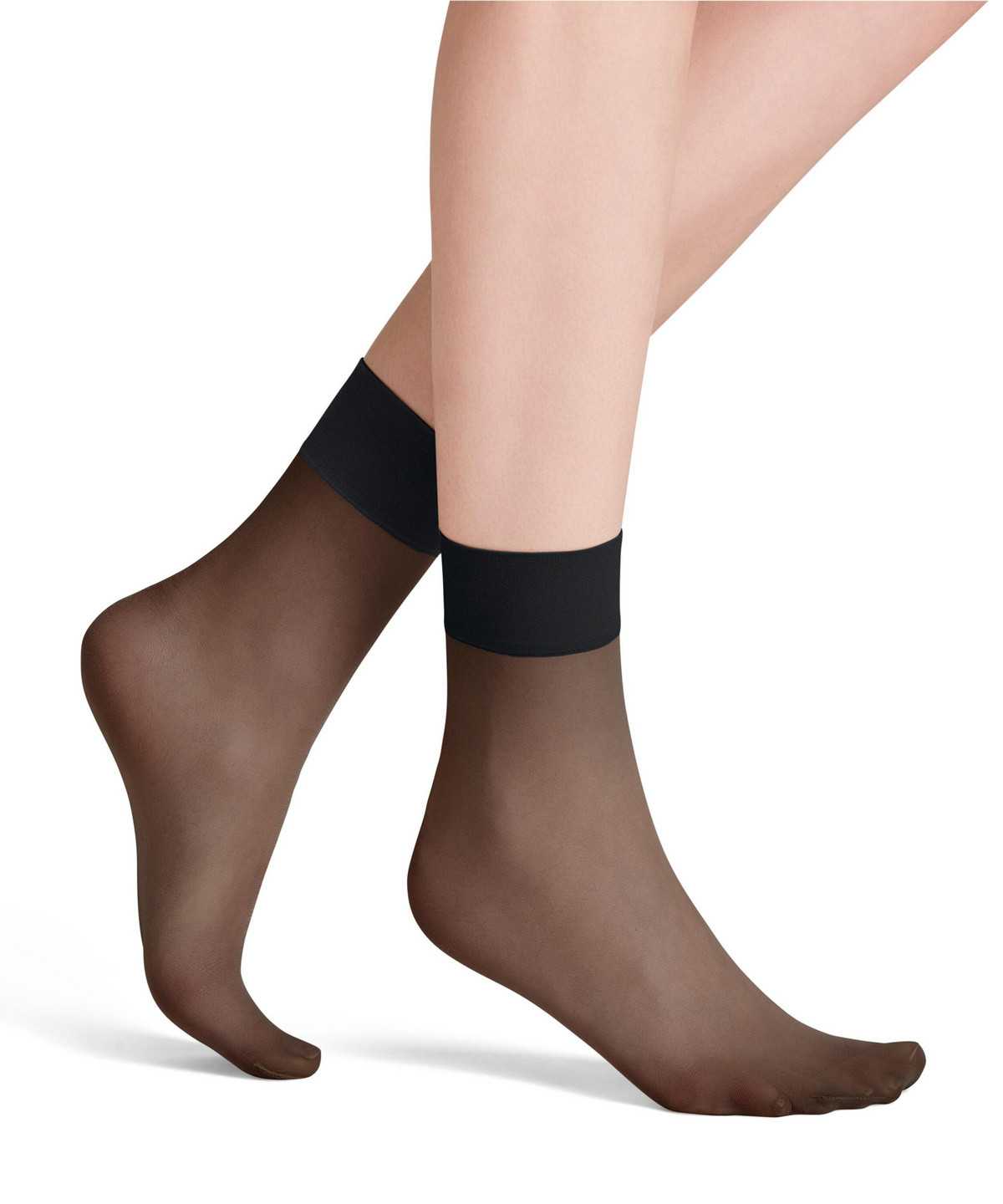 Falke Pure Matt 20 DEN Ankle socks Socken Damen Schwarz | 3974260-XV