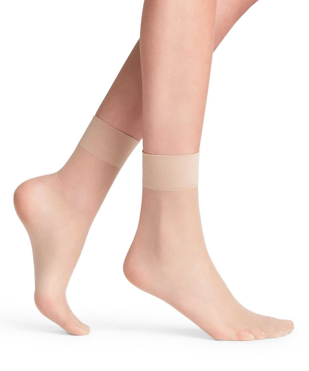 Falke Pure Matt 20 DEN Ankle socks Socken Damen Beige | 5617842-WK