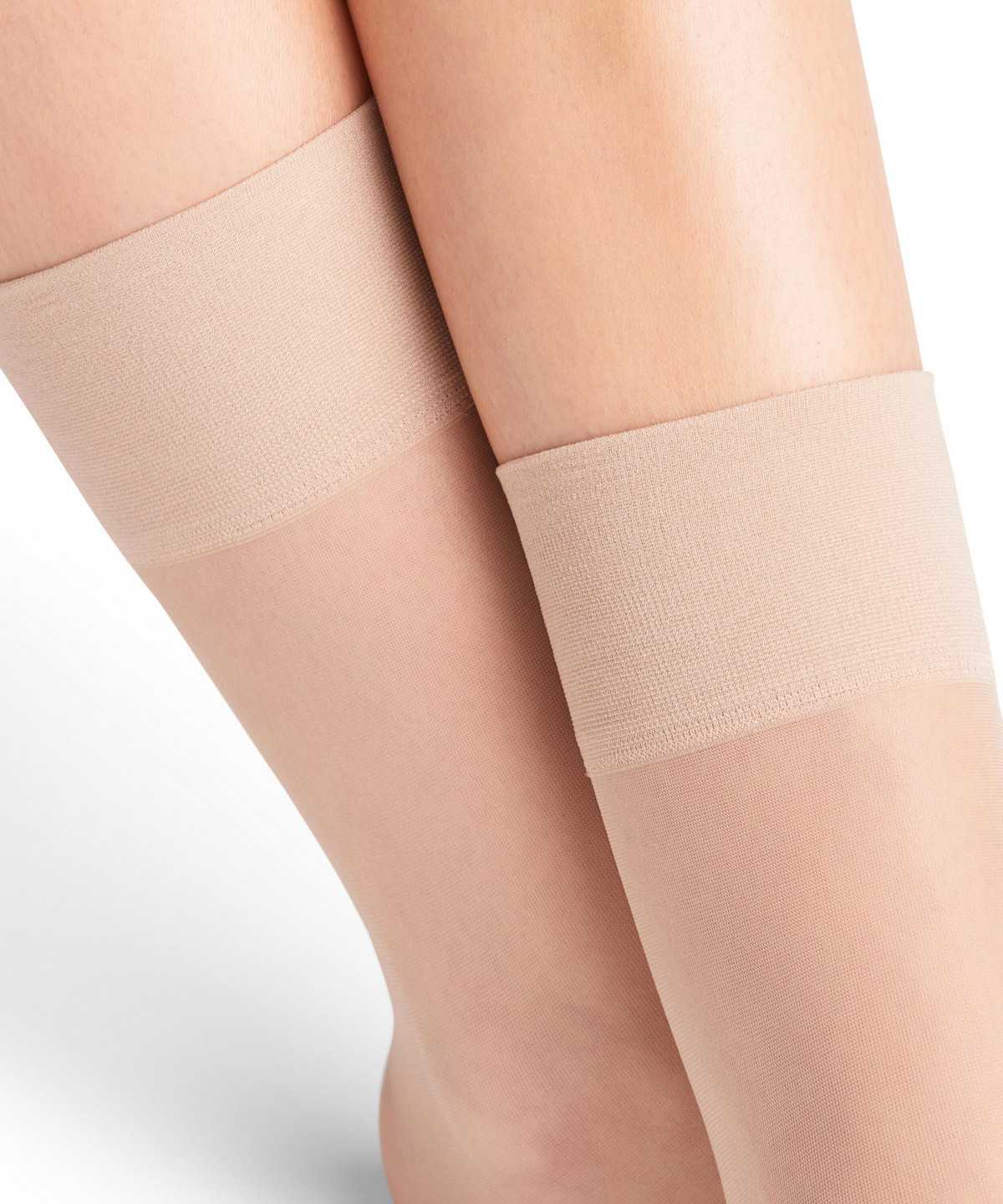 Falke Pure Matt 20 DEN Ankle socks Socken Damen Beige | 5617842-WK