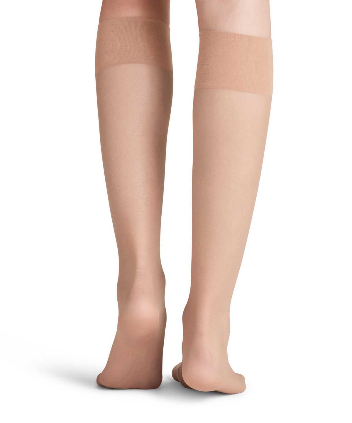 Falke Pure Matt 20 DEN Knee-high Socks Socken Damen Beige | 0423687-VD