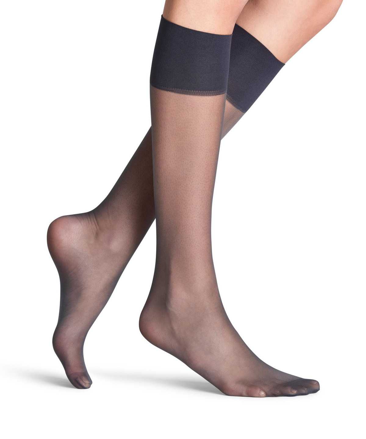 Falke Pure Matt 20 DEN Knee-high Socks Socken Damen Grau | 6142985-WY