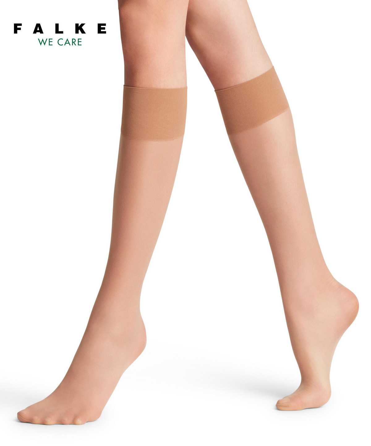 Falke Pure Matt 20 DEN Knee-high Socks Socken Damen Beige | 1240986-YZ