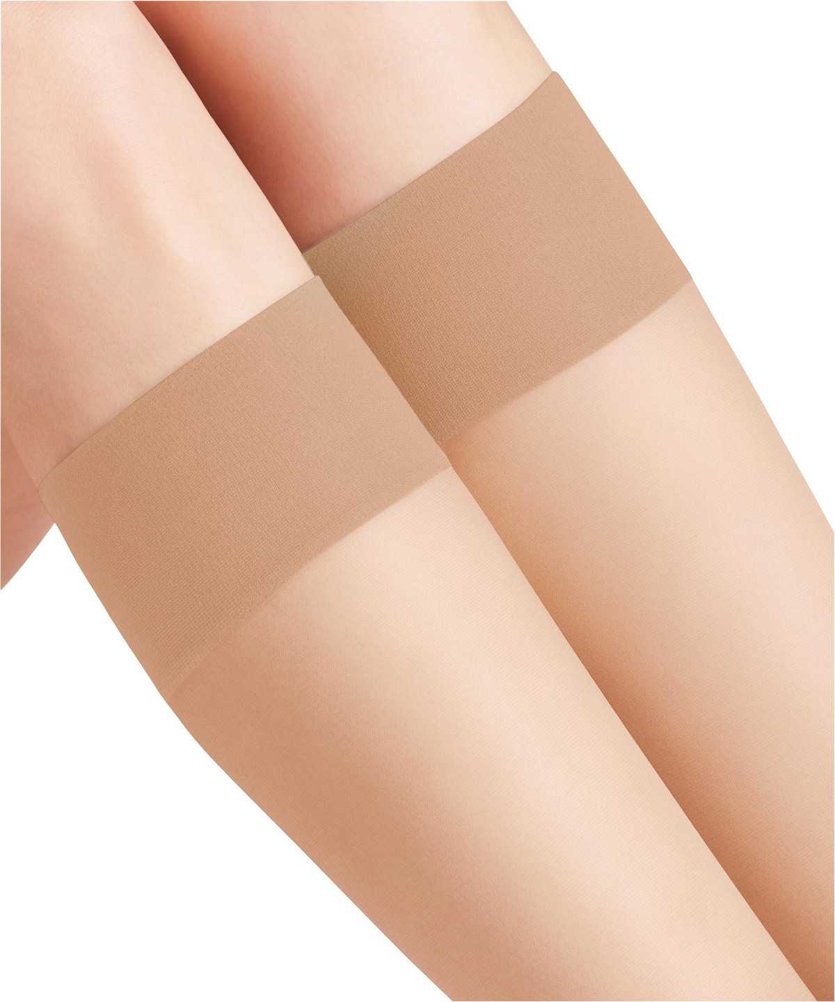 Falke Pure Matt 20 DEN Knee-high Socks Socken Damen Beige | 5374689-KG