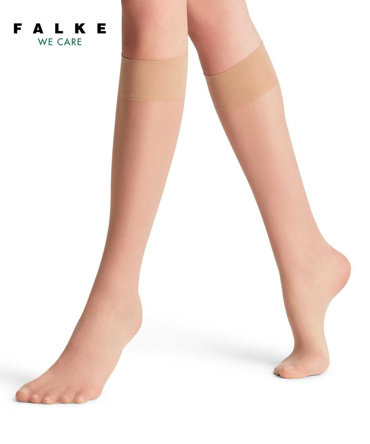 Falke Pure Matt 20 DEN Knee-high Socks Socken Damen Beige | 5374689-KG