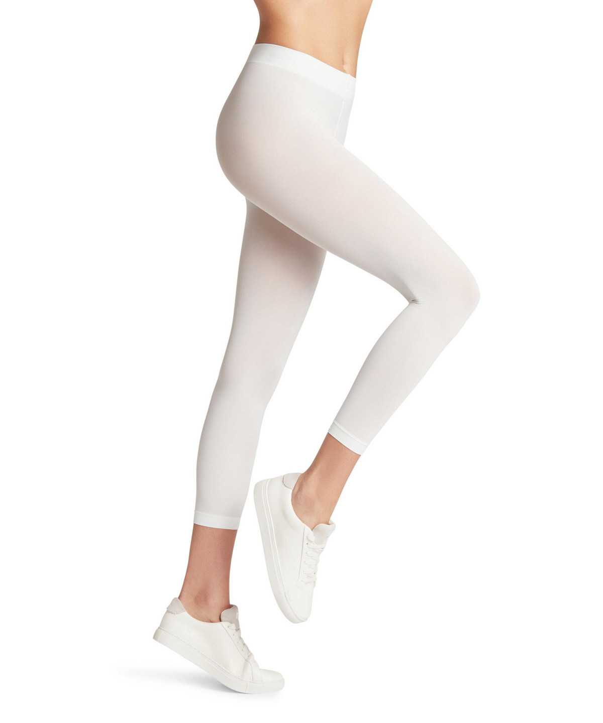 Falke Pure Matt 50 DEN Capri Leggings & Capri Damen Weiß | 9854027-FP