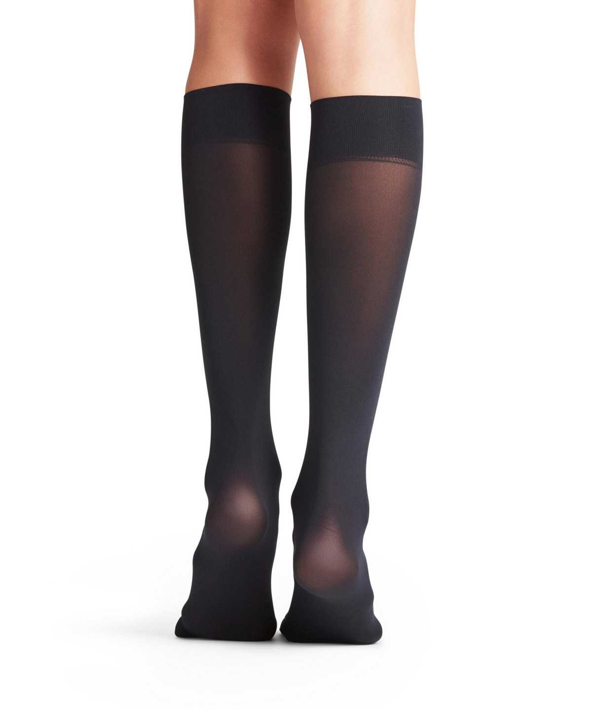 Falke Pure Matt 50 DEN Knee-high Socks Socken Damen Blau | 4597180-VQ