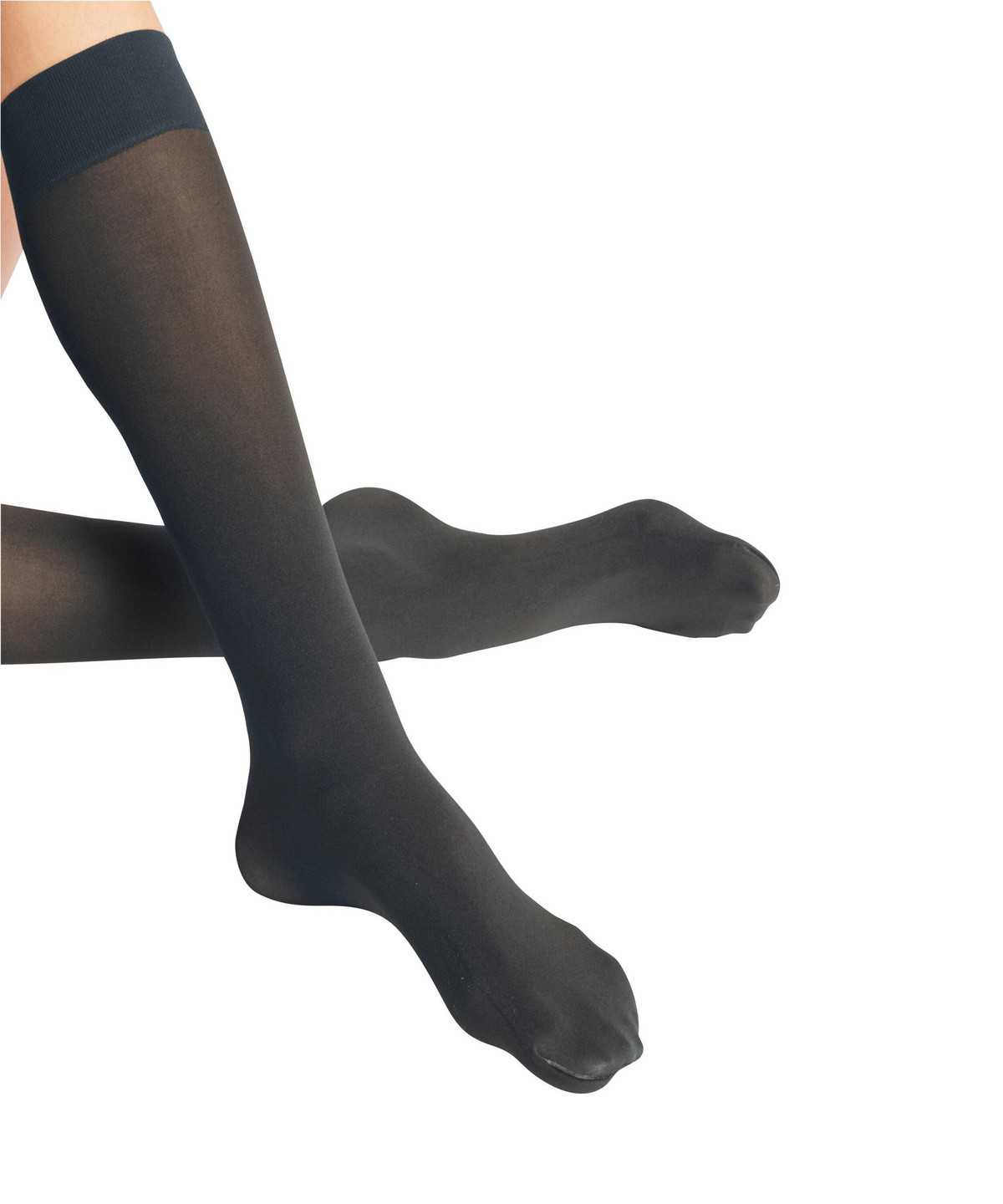 Falke Pure Matt 50 DEN Knee-high Socks Socken Damen Grau | 9475813-XS