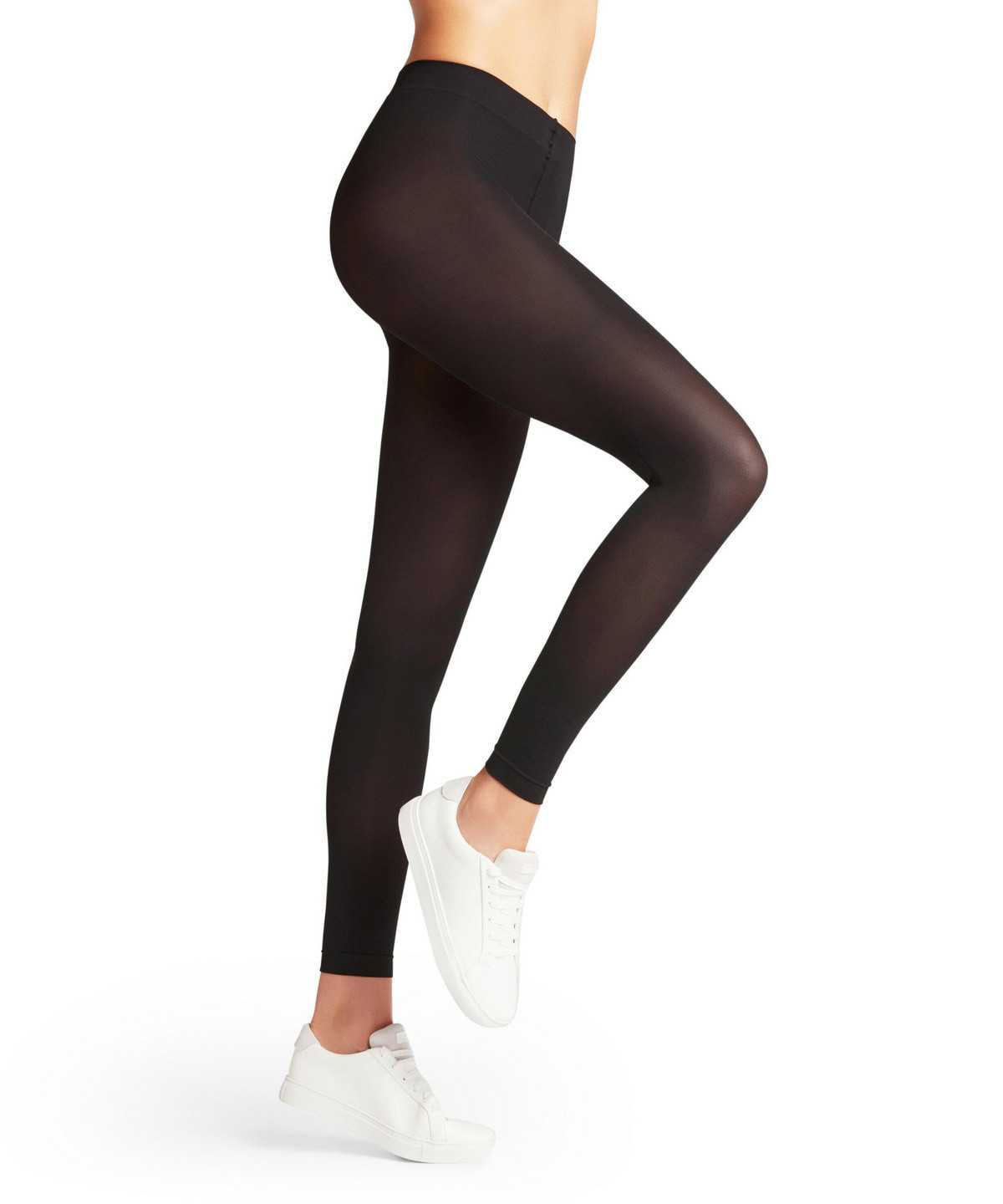 Falke Pure Matt 50 DEN Leggings Leggings Damen Schwarz | 8756943-TY