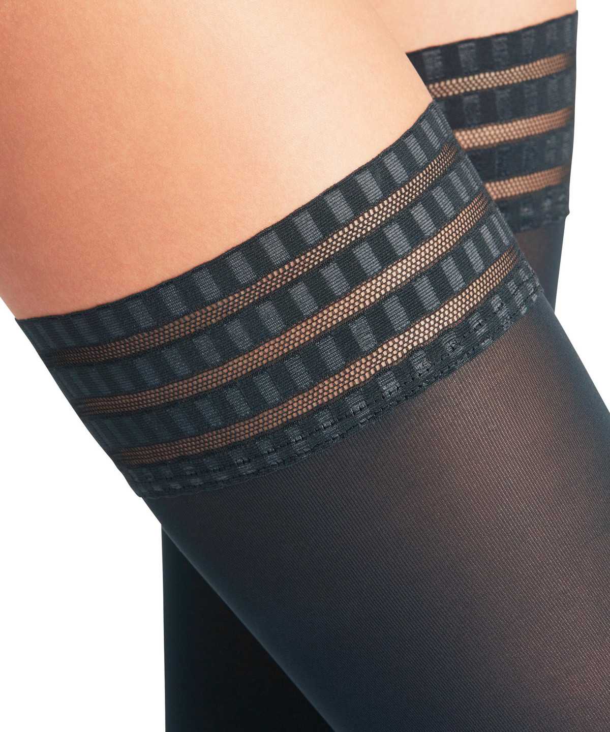 Falke Pure Matt 50 DEN Stay-ups Thigh Highs Damen Grau | 1237045-PE