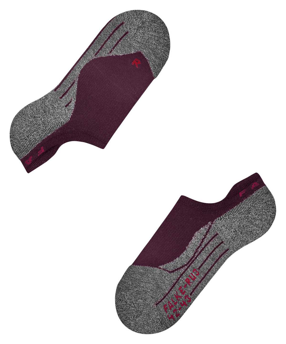 Falke RU3 Comfort Invisible Running Invisibles Sports Socks Damen Rot | 5837942-CH