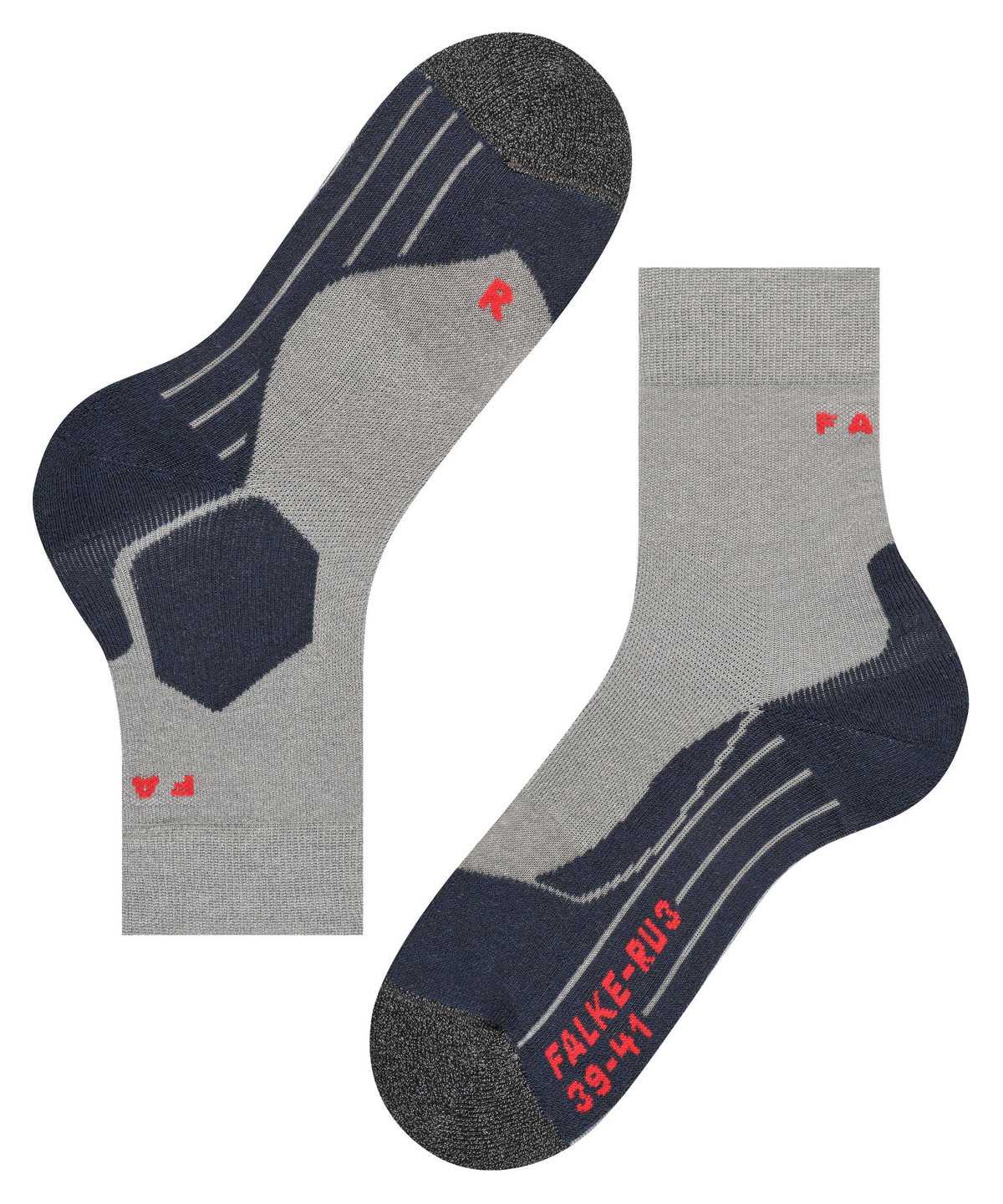 Falke RU3 Comfort Running Socks Socken Herren Grau | 6425731-QU