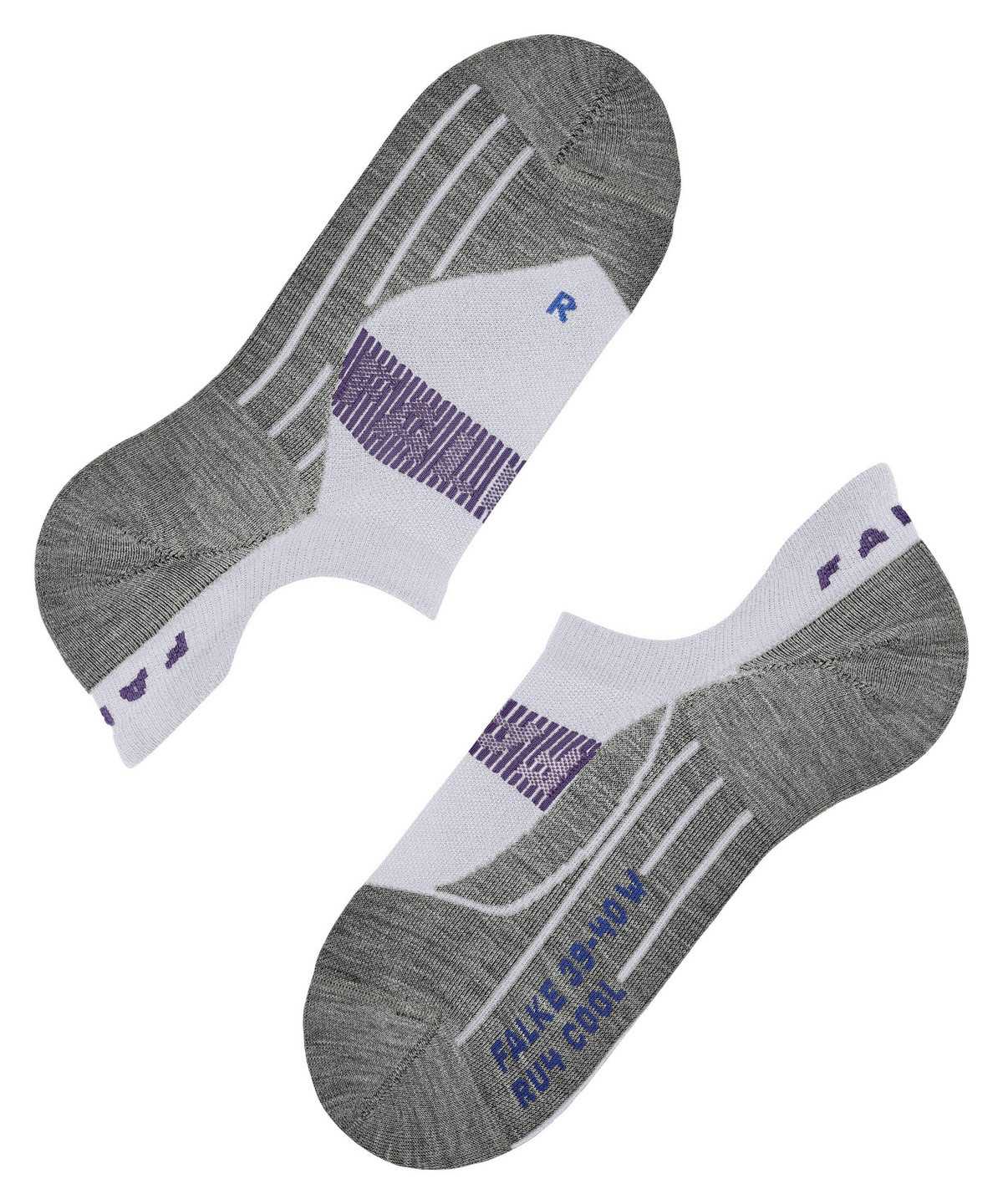 Falke RU4 Endurance Cool Invisible Running Invisibles Sports Socks Damen Weiß | 8572934-KJ