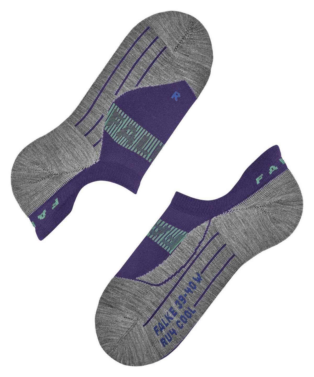 Falke RU4 Endurance Cool Invisible Running Invisibles Sports Socks Damen Lila | 8902176-LJ