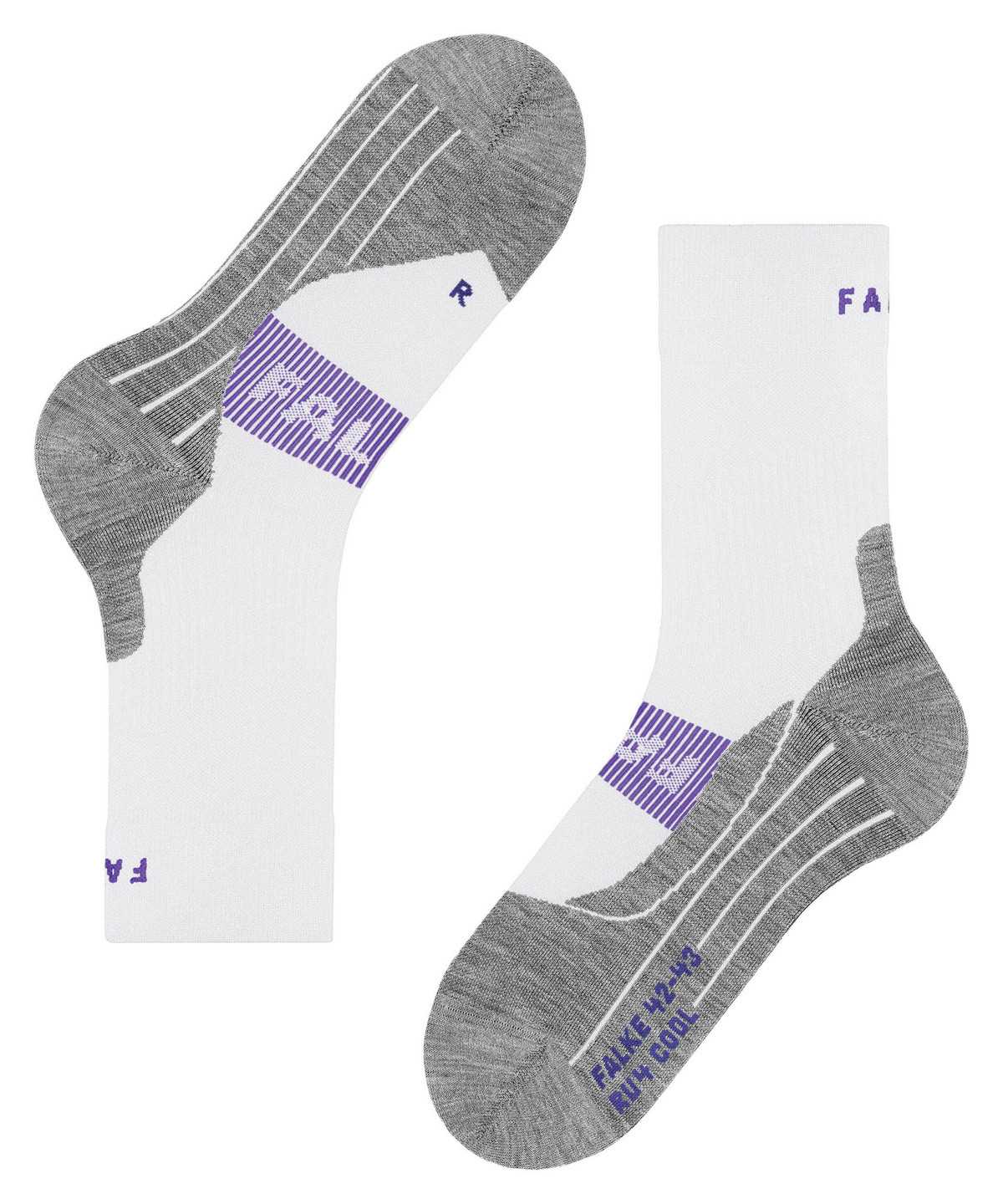 Falke RU4 Endurance Cool Running Socks Sports Socks Damen Weiß | 8927056-LX