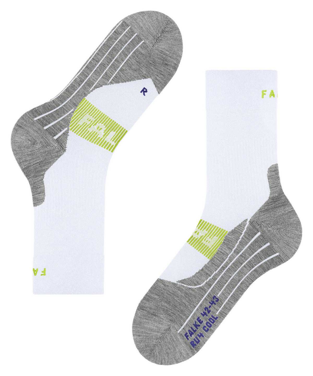 Falke RU4 Endurance Cool Running Socks Socken Herren Weiß | 1890247-PM