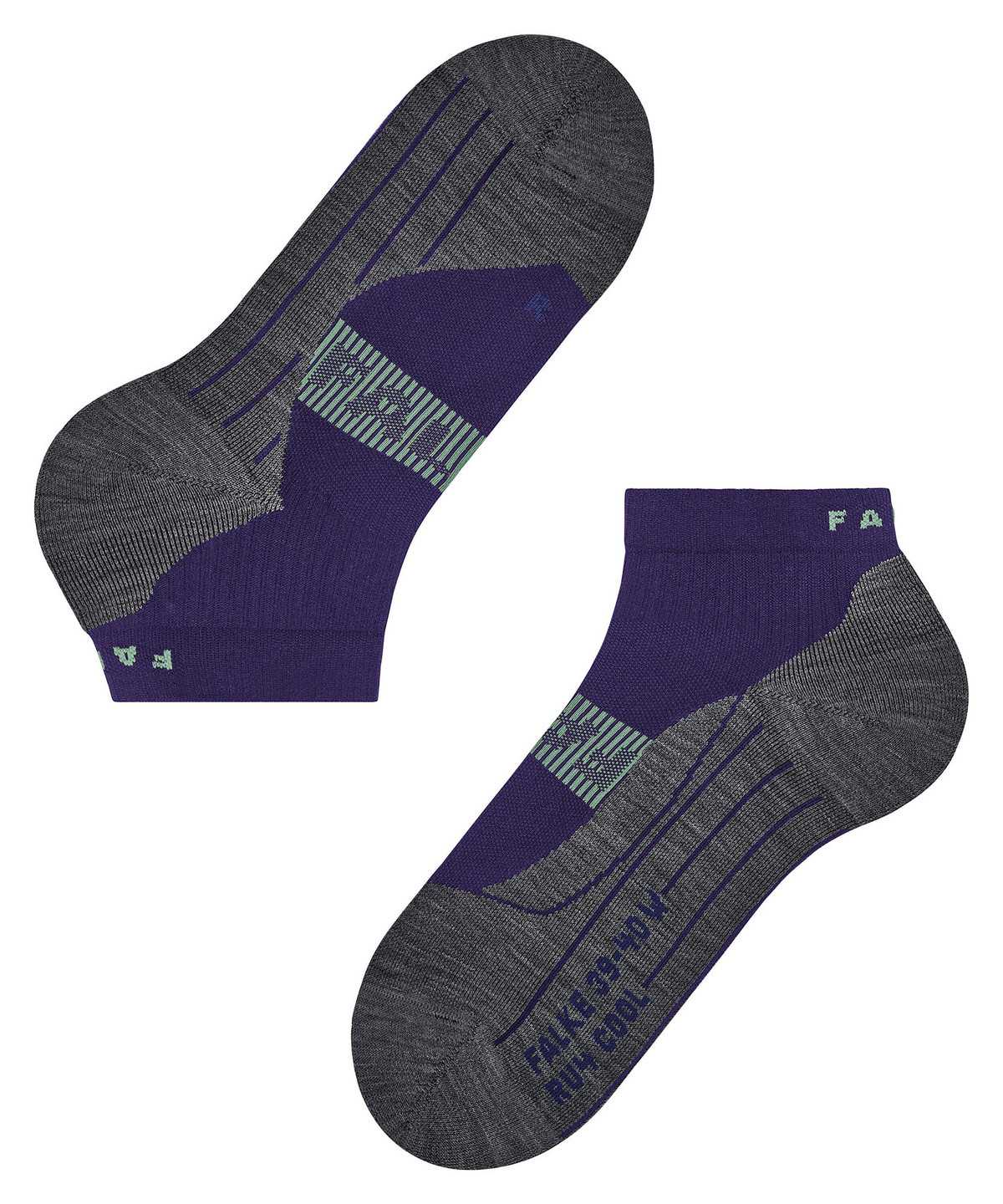 Falke RU4 Endurance Cool Short Running Short sock Sports Socks Damen Lila | 4658910-YQ