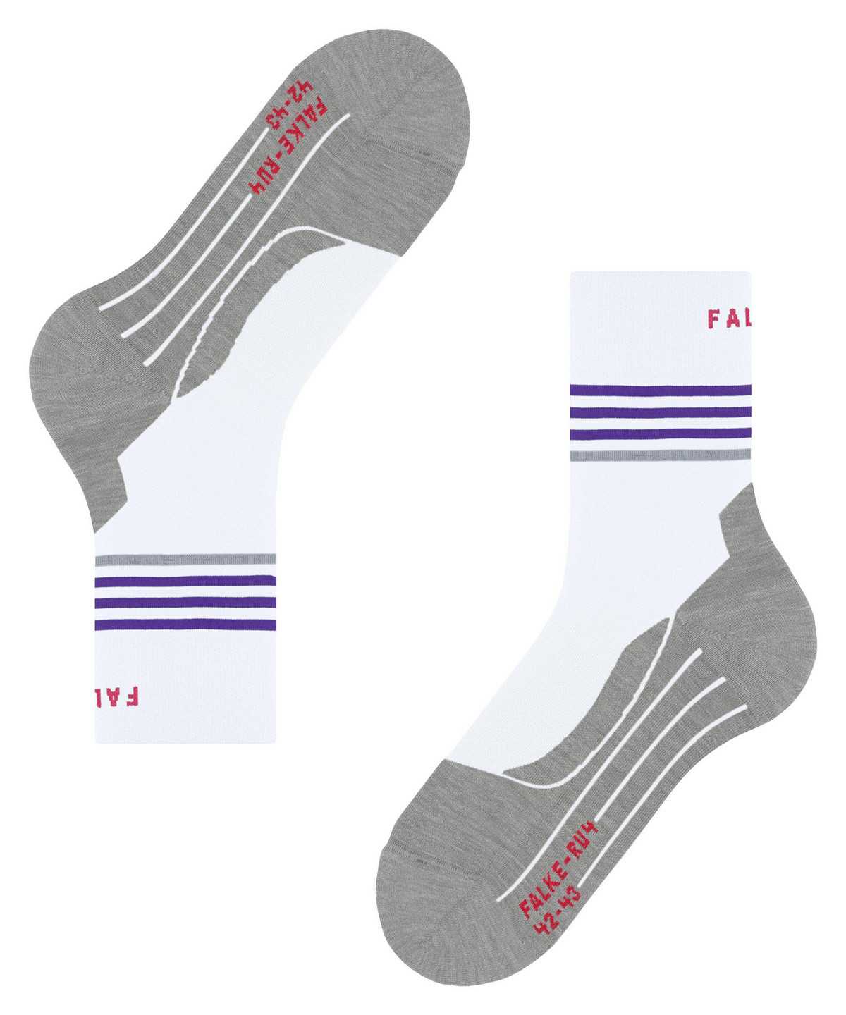 Falke RU4 Endurance Reflect Running Socks Sports Socks Damen Weiß | 0631872-PO