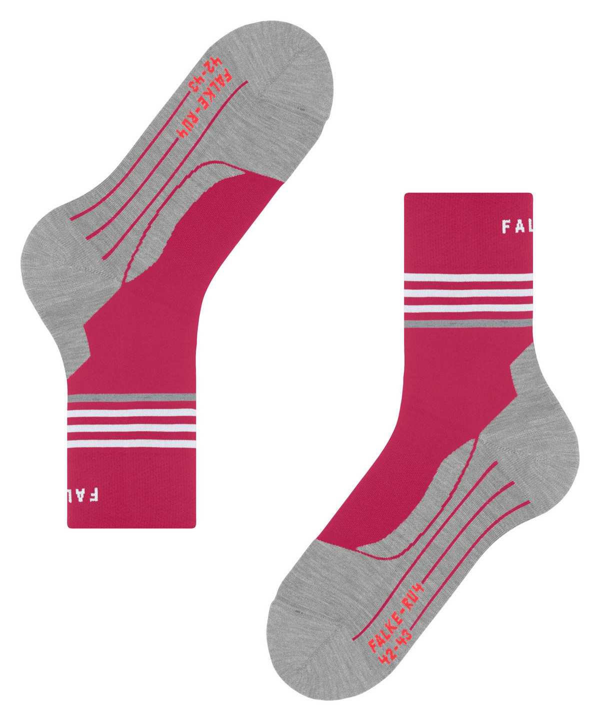 Falke RU4 Endurance Reflect Running Socks Sports Socks Damen Rot | 7692435-SL